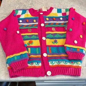 Vintage Colorful Popsicle Sweater